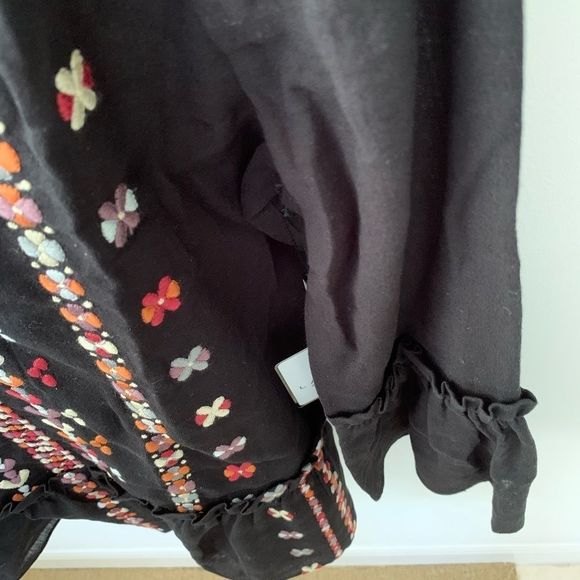 NWT Laundry Shelli Segal Embroidered BOHO Top - Picture 4 of 6